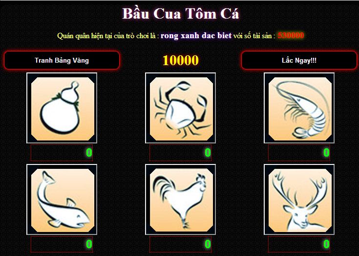 Boardgame Tết  BẦU CUA tự làm  Bé vui học toán